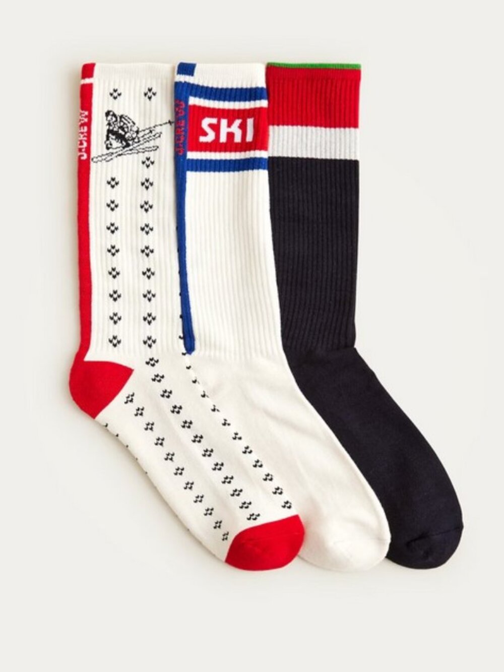 U.S. Ski & Snowboard by J.Crew cotton socks three-pack